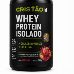 Whey 3 em 1 com Colágeno (MORANGO)