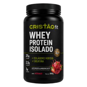 Whey 3 em 1 com Colágeno (MORANGO)